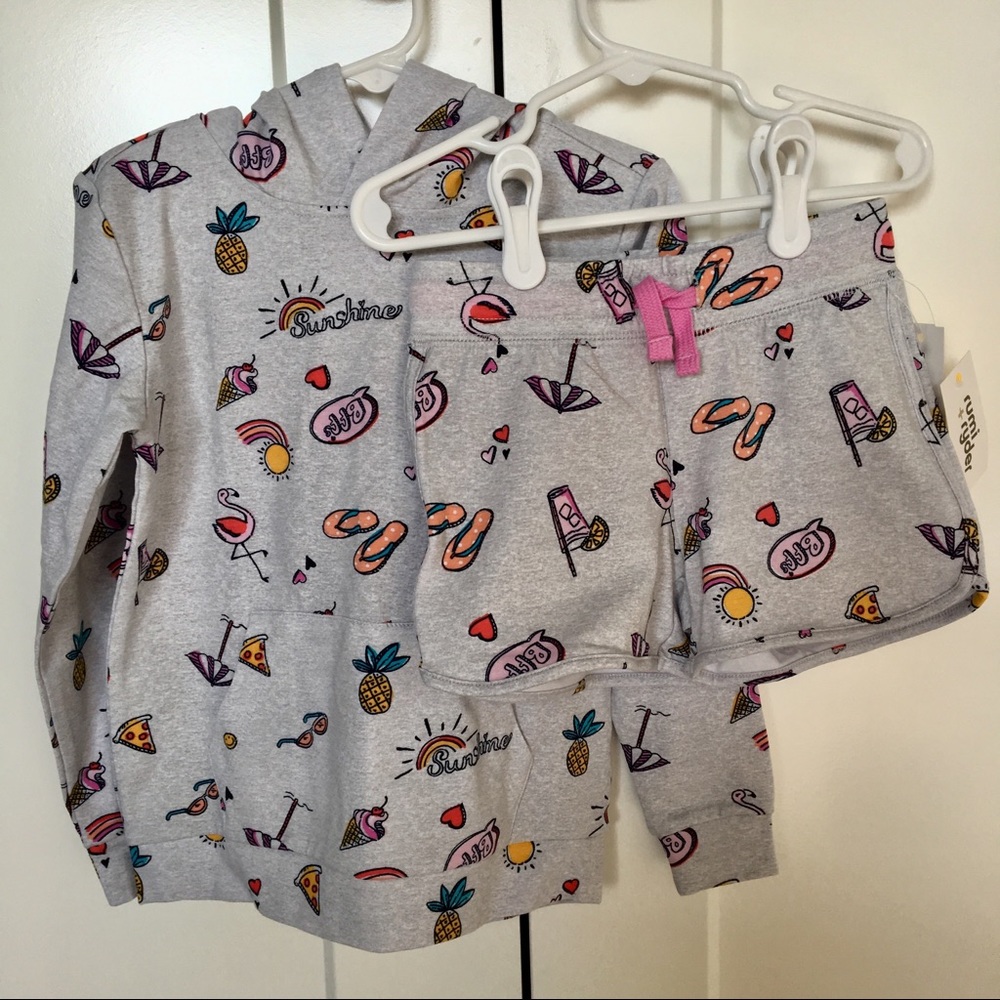 SALE Rumi + Ryder | Hoodie & Shorts Set Size XS
